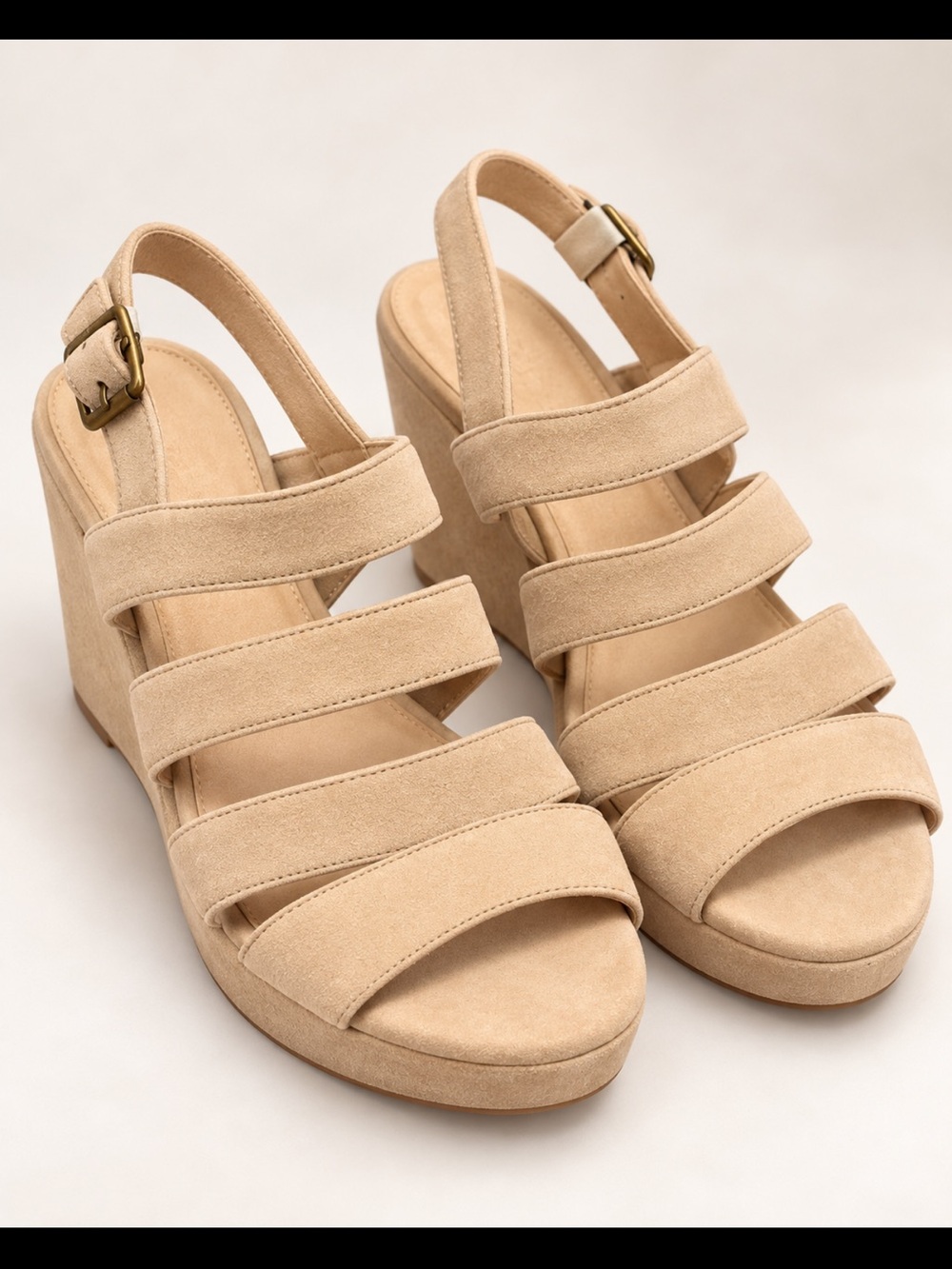 Chic Beige Strappy Sandals